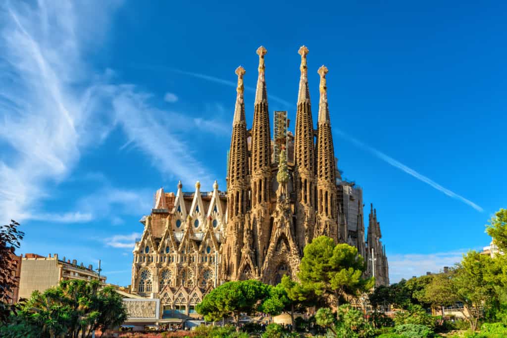 De Sagrada Familia in Barcelona
