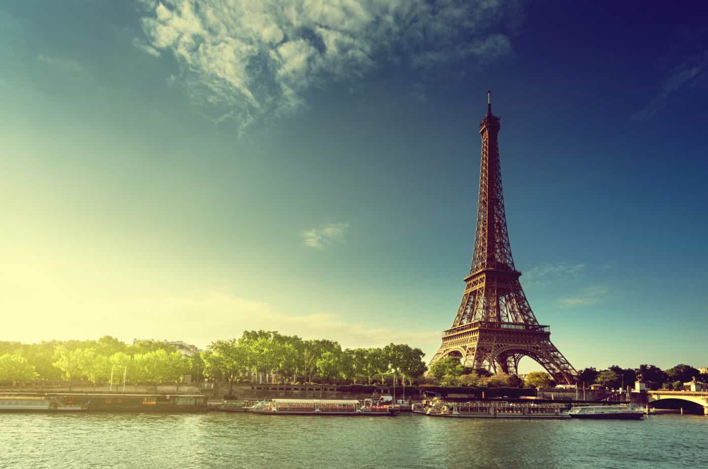 De Eiffeltoren in Parijs