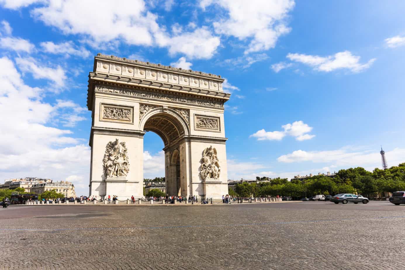 Arc de Triomphe in Parijs